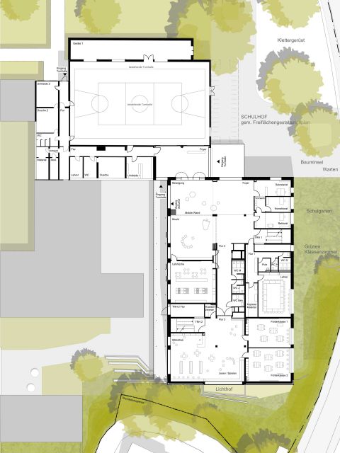 Schulcampus Endingen Neubau Cluster-Grundschule 