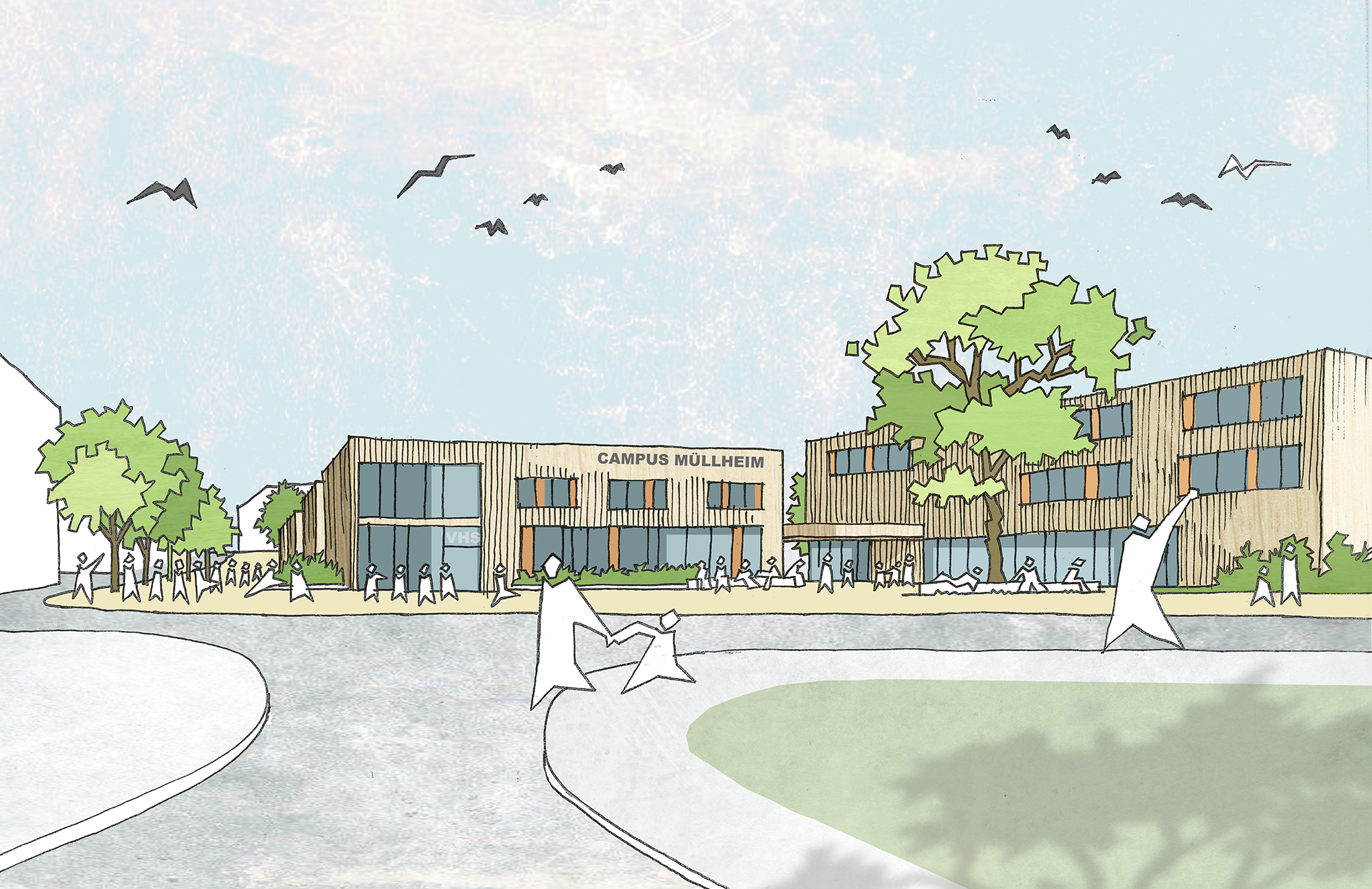 3. Preis für die Neuordnung des Schulcampus in Müllheim